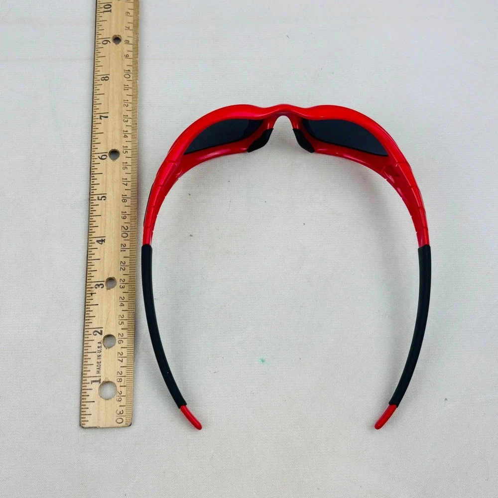 Vintage Oakley Eye Jacket 2.0 Cannon Red Sunglasses Plutonite‎ Lenses Pouch USA